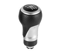 Easy Link Pomello del cambio a 6 marce, compatibile con Audi A1 8X A3 8L 8P A4 B5 B6 B7 B8 A6 C5 C6 A8 D2 Q3 8U Q5 8R VW Passat B6 B7 Golf Mk4 Mk5 Seat Leon Mk1 Mk2 Ibiza K3 Mk4 (6 marce, argento)