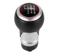 Easy Link Pomello del cambio a 6 marce, compatibile con Audi A1 8X A3 8L 8P A4 B5 B6 B7 B8 A6 C5 C6 A8 D2 Q3 8U Q5 8R VW Passat B6 B7 Golf Mk4 Mk5 Seat Leon Mk1 Mk2 Ibiza K3 Mk4 (6 marce, rosso)