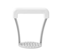 Easy-Mash Schiacciapatate, Schiacciapatate, Schiacciapatate manuale, per patate, patate dolci e altro ancora, utensile da cucina in plastica resistente (bianco)