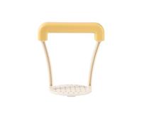 Easy-Mash Schiacciapatate, Schiacciapatate, Schiacciapatate manuale, per patate, patate dolci e altro ancora, utensile da cucina in plastica resistente (giallo)