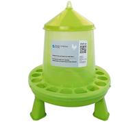 Easy Media mangiatoia da 4 kg Automatica con Piedini per Galline, polli, Pulcini, antispreco, a tramoggia, da Appendere