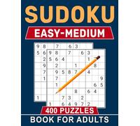 Easy-Medium Sudoku Puzzles Book For Adults: Relaxing Logic Challenges for Problem-Solving and Focus