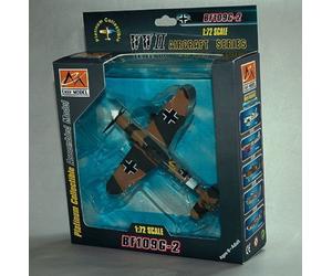 EASY MODEL 37252 MINIATURE MESSERSCHMITT BF-109G-2 III/JG53 TUNESI. 1/72