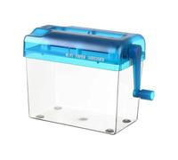 Easy Paper Strip Shredder | Small Shredder Personal Desktop Cutting Machine | Manual Paper Shredder Paper Cutter Hand Crank Shredder MailStationeryCreditCardNotesBillsHandlingSecurityClassroomAdults S