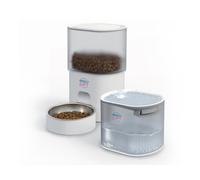 EASY PET Kit distributore automatico di cibo 3L e fontanella 2,5L 1 St