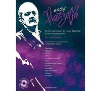 Easy Piazzolla. 12 Favourite pieces in easy arrangements. for clarinet. Spartito