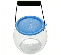 Easy Playhouse Acquario di osservazione - Catch & Release Beach Toy | Sfera acrilica trasparente con manico in schiuma e coperchio blu per pesci, conchiglie e esplorazione della natura