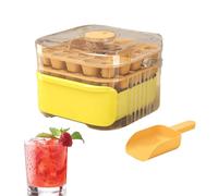 Easy Press Ice Maker - Stampo per gelato, per gelati con bin, scoop, portatile, facile pubblicazione senza fresco, per cocktail, whisky (C)