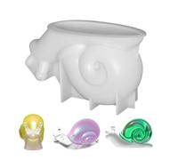 Easy Release Silicone Snail Craft Aromatherapy Mold Cute Animal Figurine