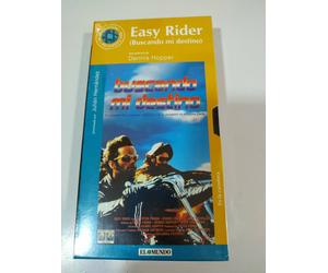 Easy Rider Dennis Hopper Peter Fonda - VHS Cassetta Cartone Spagnolo el Mondo