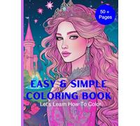 Easy & Simple Coloring Book: Princess Coloring Book