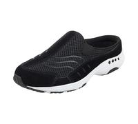 Easy Spirit Women's Traveltime Clog, Black/White, 9 WW US