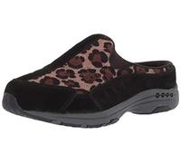 Easy Spirit Zoccolo Traveltime da Donna, Brevetto Nero/Argento, 9,5 W US