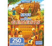 Easy Spot the Difference for Seniors and Kids: Genesis Bible Stories