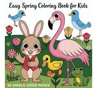 Easy Spring Coloring Book for Kids - Fun & Simple Designs