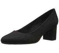 Easy Street Proper, Vestito Pompa Donna, Pelle Scamosciata Nera, 40.5 EU Stretta