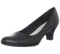 Easy Street Scarpe da Donna Fabulous, Design Coccodrillo Nero, 36.5 EU Larga