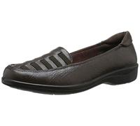 Easy Street Women's Genesis Flat, Brown Burnish, 11 W US