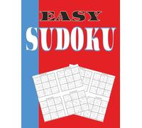 Easy Sudoku: A Relaxing Collection of 400 Easy Puzzles | 4 Grids Per Page | Large Print Edition