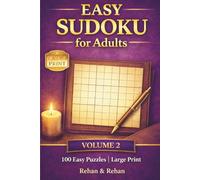 Easy Sudoku for Adults: 100 Easy Puzzles | Large Print | Volume 2