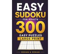 Easy Sudoku for Adults: 300 Easy Puzzles | Large Print