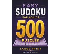 Easy Sudoku for Adults: 500 Puzzles | Large Print