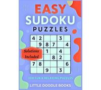 Easy Sudoku for Adults with Solutions: 300 Fun & Relaxing Puzzles to Train Your Brain