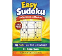 Easy Sudoku for Beginners & Seniors: Large Print Puzzles with Daily Good Deeds: Simple, soothing puzzles paired with heartwarming good deeds that ... a peaceful, confidence-boosting experience