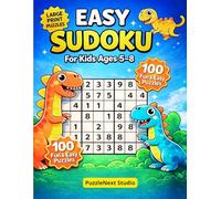 Easy Sudoku for Kids Age 5-8: 100 Fun and Easy Puzzles | Large Print Dinosaur Puzzle Book