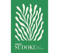 Easy Sudoku: Pretty Travel Size Sudoku Puzzle A5 Size