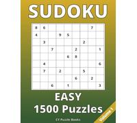 Easy Sudoku Puzzle Book: 1500 Sudoku Puzzles for Adults & Beginners | Brain Games with QR Code Solutions
