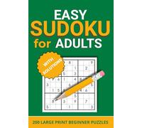 Easy Sudoku: Puzzle Book for Adults