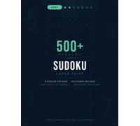 Easy Sudoku Puzzle Book for Adults: 500+ Large Print Puzzles with Solutions - Beginner-Friendly Brain Games for Seniors, Teens & Relaxation Lovers: 6 ... & Big Numbers | Screen-Free Stress Relief