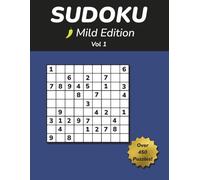 Easy Sudoku Puzzle Book for Adults - Large Print - 450+ Puzzles - Vol 1