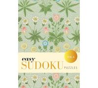 Easy Sudoku Puzzle Book: One Puzzle per Page | Pretty Floral William Morris Cover Perfect Gift for Adults, Women & Seniors
