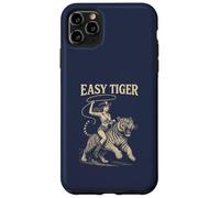 EASY TIGER - Cowgirl che cavalca con sicurezza con una corda Custodia per iPhone 11 Pro Max