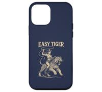 EASY TIGER - Cowgirl che cavalca con sicurezza con una corda Custodia per iPhone 12 mini