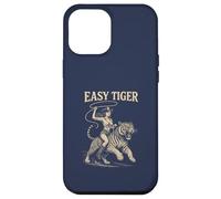 EASY TIGER - Cowgirl che cavalca con sicurezza con una corda Custodia per iPhone 12 Pro Max