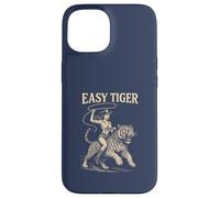 EASY TIGER - Cowgirl che cavalca con sicurezza con una corda Custodia per iPhone 15