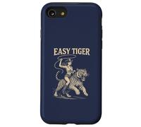 EASY TIGER - Cowgirl che cavalca con sicurezza con una corda Custodia per iPhone SE (2020) / 7/8