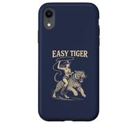 EASY TIGER - Cowgirl che cavalca con sicurezza con una corda Custodia per iPhone XR