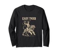 Easy Tiger - Cowgirl Che cavalca con Sicurezza con Una Corda Maglia a Manica