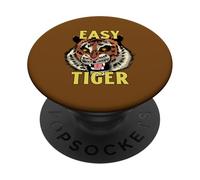 Easy Tiger (Dichiarazione Relax Chill & Grafica) PopSockets PopGrip Adesivo
