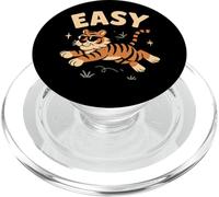 Easy Tiger Gatto grande divertente Tiger Lover Easy Tiger PopSockets PopGrip per MagSafe