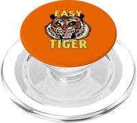 Easy Tiger (Grafica Tiger) (Dichiarazione Relax) PopSockets PopGrip per MagSafe
