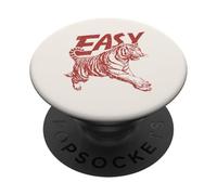 Easy Tiger. Retro Graphic PopSockets PopGrip Adesivo