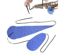 Easy to Carry: The saxophone cleaning swab features a foldable storage structure that assures easy portability, making it convenient to carry in your instrument case while traveling or performing, kee