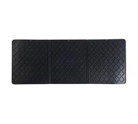 Easy to Clean Mat, Foldable Drain Mat, Silicone Drying Mat, Heat Resistant Mat, 61 x 25,5 x 0,4 cm, Multiple Uso Cookware Hot Pad Easy to Clean Heat Resistant Mat for Cups, Bowls, Gray and Black