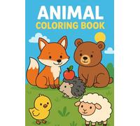 Easy-to-Color Animal Pages for Young Artists
