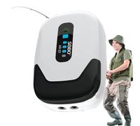 Easy to Handle: this portable and durable aquarium oxygen pump on a | Easy to Handle: this portable and durable aquarium oxygen pump on a bucket, fishing tackle box or sink to confidently